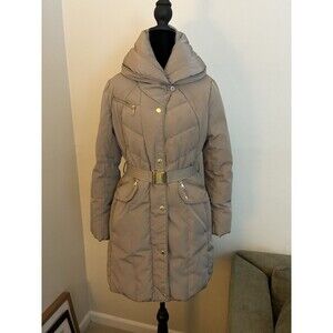 Cole Haan Signature Women’s Down Puffer Coat in Tan Size Small